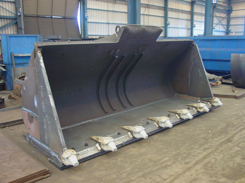 Large bucket under fabrication